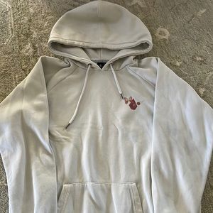 volcom white sweatshirt size small